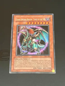 Yu-Gi-Oh! Chaos Emperor Dragon - Envoy of the End 1st Ed IOC-000 Secret LP - Image 1