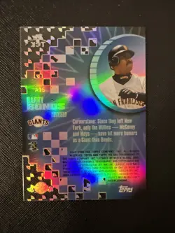 2000 Topps Tek - Architeks Barry Bonds #A15 🔥 Rare Insert MINT Giants - Image 2