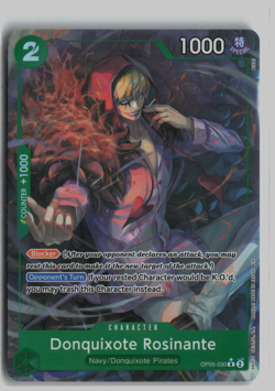 One Piece Donquixote Rosinante OP05-030 R Alt Art - The Best Vol. 2 ENGLISH NM - Image 1