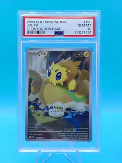 JOLTIK - 2023 Pokemon Paradox Rift 196/182 Illustration Rare - PSA GEM MT 10 - Image 3