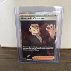 Pokemon Giovanni's Charisma 197/165 151 Ultra Rare Holo NM - Image 1