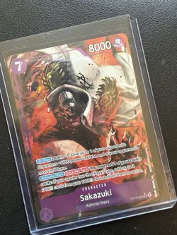Bandai One Piece Card Game Sakazuki Character OP16-065 SR Alt Art - EN - Image 1