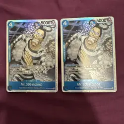 X2 Mr.3 (Galdino) OP16-056 SR The Time of Battle Foil English One Piece NM - Image 1