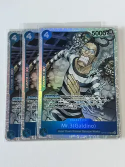 Mr.3 Galdino OP16-056 SR The Time of Battle One Piece TCG English NM Foil - Image 1