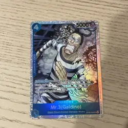 Mr.3 Galdino OP16-056 SR The Time of Battle One Piece TCG English NM Foil - Image 1