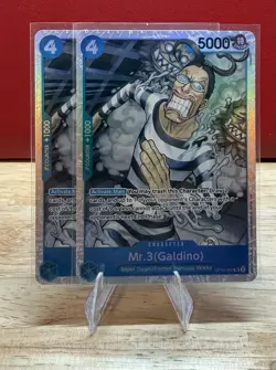 Mr. 3 (Galdino) SR x2 OP16-056 the Time of Battle ENG One Piece TCG English - Image 1