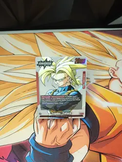 Trunks Future SB02-001 L SILVER Dragon Ball Super Manga Booster 02 English *NM* - Image 1