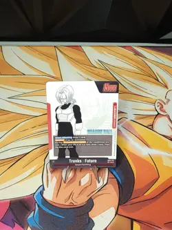 Trunks Future SB02-001 L SILVER Dragon Ball Super Manga Booster 02 English *NM* - Image 2