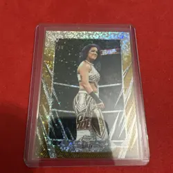 2026 Topps Chrome WWE Bayley Gold Mini Diamond Refractor #'d 38/50 - Image 1