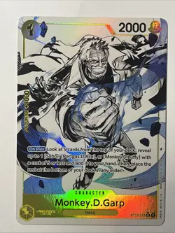 Monkey D Garp Alt Art ST13-013 The Three Brothers One Piece TCG - Image 1
