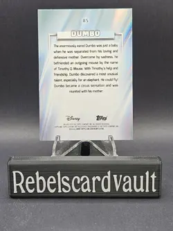 2026 Disney Topps Chrome Dumbo /250 Pink Mini Diamond Parallel #85 - Image 3
