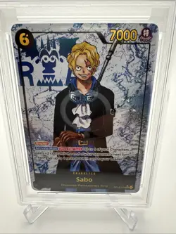 One Piece Sabo (120) (Parallel) OP13-120 Carrying On His Will Foil Gem PSA 10 - Image 2