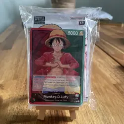 One Piece TCG Monkey D. Luffy Demo Deck Post Errata Factory Sealed Brand New - Image 1