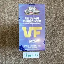 Topps 2026 Chrome Sapphire Edition VeeFriends - Sealed Box - 32 Cards Parallel - Image 4
