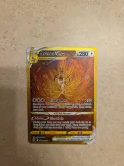 Arceus VSTAR GG70/GG70 Secret Rare Pokemon Crown Zenith: Galarian Gallery - NM - Image 1