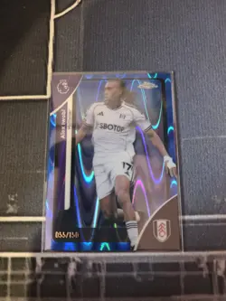 2025-2026 Topps Chrome Premier League Alex Iwobi -Fulham /150 Blue Refractor - Image 1