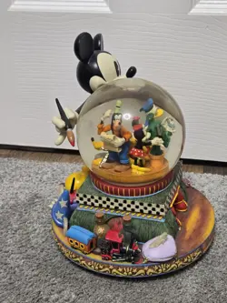 Disney 100 Years of Magic Musical with Motion Snow Globe - Image 2