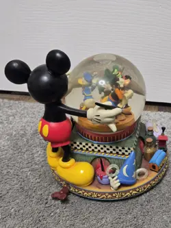 Disney 100 Years of Magic Musical with Motion Snow Globe - Image 3