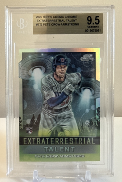 2024 Topps Cosmic Chrome - Extraterrestrial Talent Pete Crow-Armstrong #ET-9 - Image 1