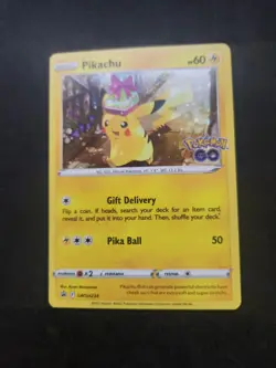 Pikachu Pokemon Sword&Shield Promo SWSH234 BSP GO Holo NM Ryota Murayama - Image 1