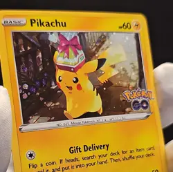 Pikachu Pokemon Sword&Shield Promo SWSH234 BSP GO Holo NM Ryota Murayama - Image 2