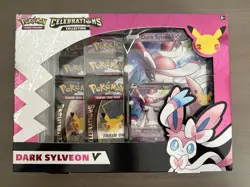 Pokemon TCG Celebrations 25th Anniversary Dark Sylveon V Box New Sealed 820650809392 - Image 1