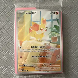Pokemon TCG Fennekin 080 Me: Mega Evolution Promo Holo Promo Eng 2026 Basic 70HP - Image 2