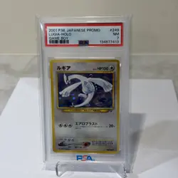 PSA 7 Pokemon Card 2001 Japanese Game Boy GB Promo Lugia Holo #249 from Japan - Image 1