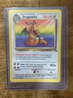 Pokemon Dragonite 19/62 Fossil Regular - Image 1
