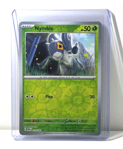 NEW Nymble 014/182 Scarlet Violet Paradox Rift Reverse Holo Set Pokemon Card - Image 1