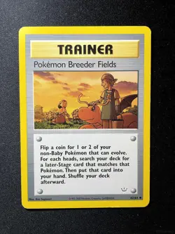 POKEMON BREEDER FIELDS 62/64 UNCOMMON NEO REVELATION POKEMON UNLIMITED MP - Image 1