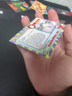 Topps Pokemon Magnemite #81 1999 TV Animation Edition Non Holo Blue Logo LP - Image 4