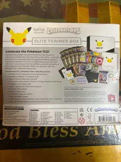 Pokemon TCG: 25th Anniversary Celebrations Elite Trainer Box (2021) 820650809439 - Image 1
