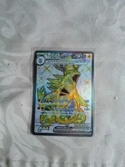 Pokemon TCG Obsidian Flames Tyranitar EX Full Art Card 211/197 - Image 1