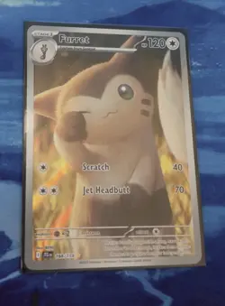 Pokemon TCG Journey Together Furret Card 168/159 NM Condition - Image 1