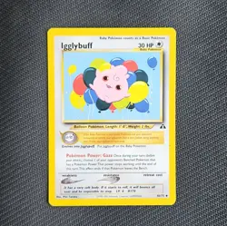 Pokemon Card - Igglybuff - Neo Discovery - 40/75 - Uncommon - LP - Image 1