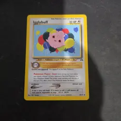 Igglybuff 40/75 Neo Discovery Uncommon - Pokemon Card LP - Image 1