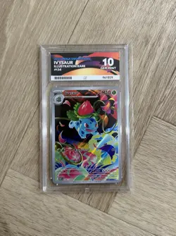 Pokemon TCG Ivysaur IR 134/132 Mega Evolution ACE 10 Gem Mint - Image 1