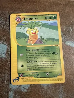 Exeggutor 12/147 Non-Holo Rare Card Aquapolis Set Pokemon Card - Image 1