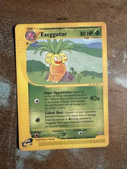 Exeggutor 12/147 Non-Holo Rare Card Aquapolis Set Pokemon Card - Image 2