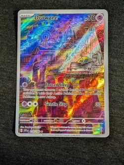 Pokemon Drowzee 210/198 Illustration Rare Full Art Holo SV01 Card - Image 1