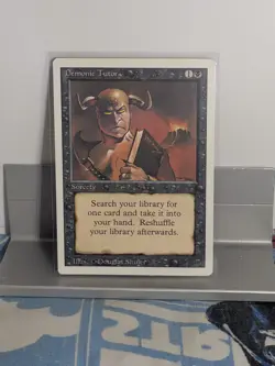 Demonic Tutor X1 LP MTG Core Set 3rd Edition Revised MTG - Image 1