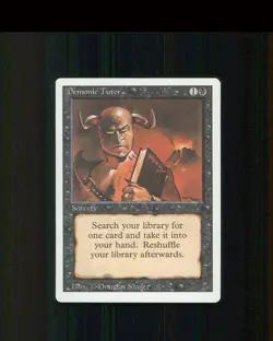 Demonic Tutor - DM - 27 - 3ED - EN - Revised Edition - Image 1