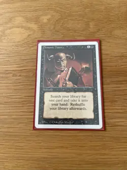 MTG: Demonic Tutor - Near Mint - Revised Edition (3ED) - Image 1