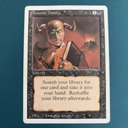 Demonic Tutor MTG | MP | Revised Edition - Image 1