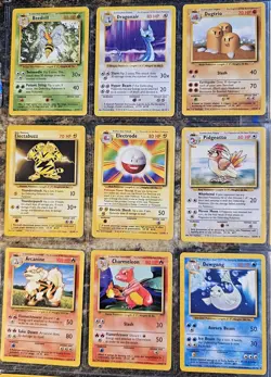 Complete 1999 Pokemon Unlimited Base Basic Non-Holo Set NM-MINT - Image 3