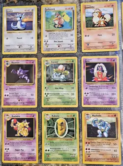 Complete 1999 Pokemon Unlimited Base Basic Non-Holo Set NM-MINT - Image 4