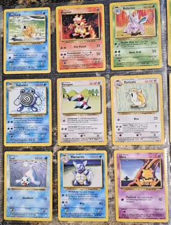 Complete 1999 Pokemon Unlimited Base Basic Non-Holo Set NM-MINT - Image 5