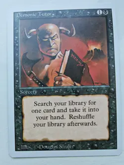 Demonic Tutor - Magic the Gathering, Revised Edition - Image 3