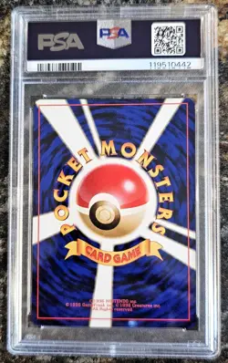 1996 Pokemon Japanese Basic Base Set SQUIRTLE 7 PSA 9 MINT - Image 2